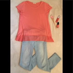 Light pink long shirt!